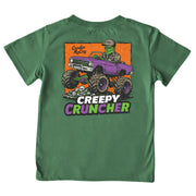 Boys' Creepy Cruncher Short-Sleeve Tee Short Sleeve T-Shirt Cardin McCoy Dark Olive XXS (2/3) Pocket