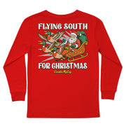 Boys' Flying South Long-Sleeve Tee Long Sleeve T-Shirt Cardin McCoy Red XXS (2/3) Pocket