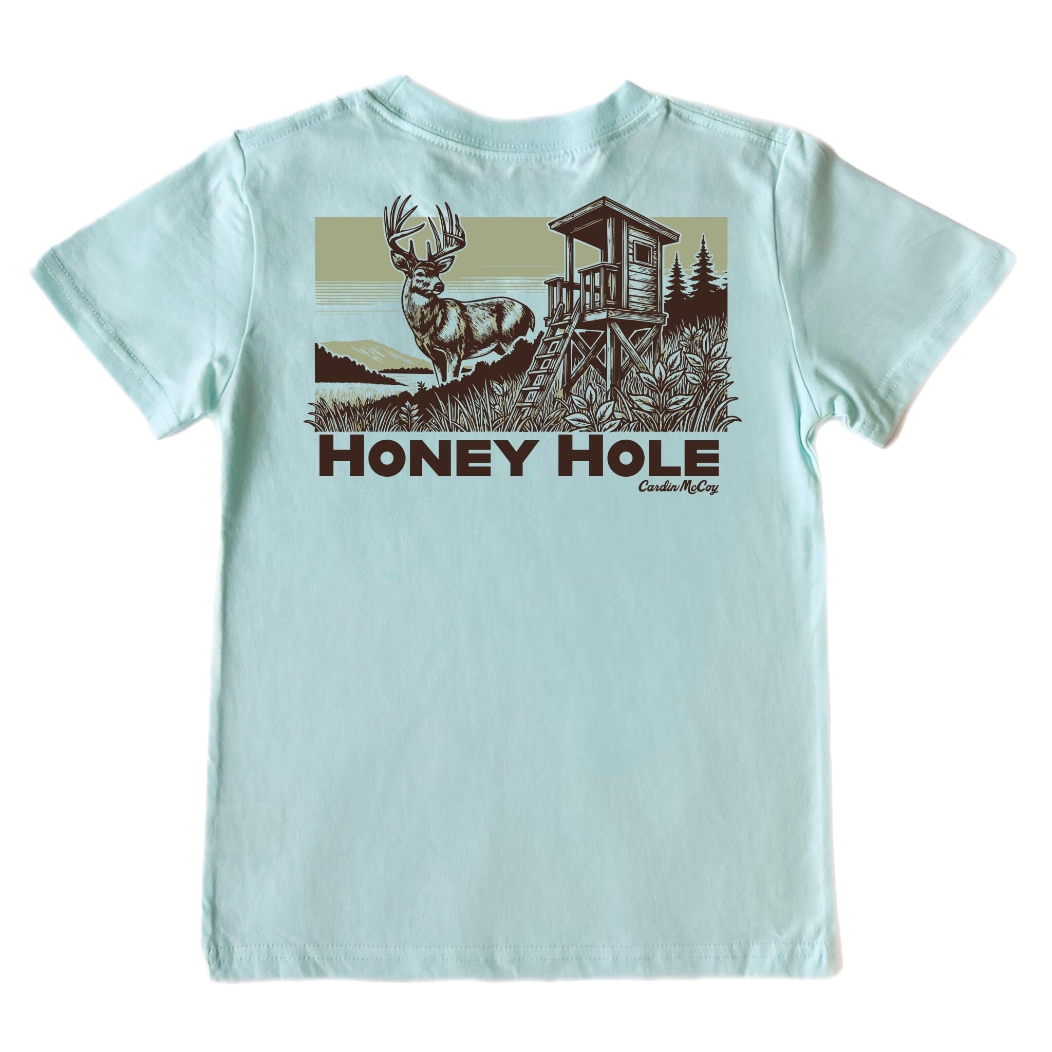 Boys' Honey Hole Short-Sleeve Tee Short Sleeve T-Shirt Cardin McCoy Blue Mint XXS (2/3) Pocket