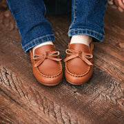 Boys' Leather Moccasin Caramel Footwear Cardin McCoy