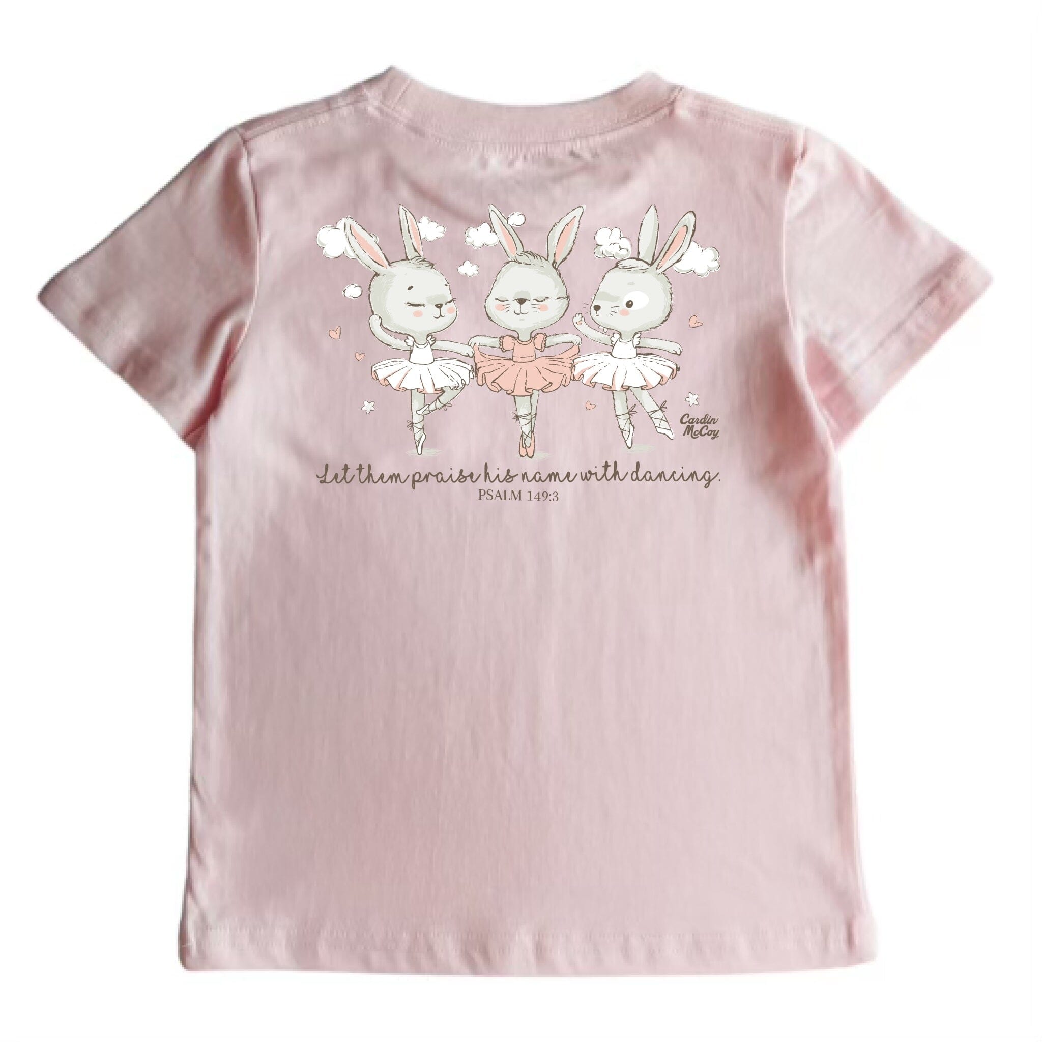 Girls' Praise With Dancing Short-Sleeve Tee Short Sleeve T-Shirt Cardin McCoy
