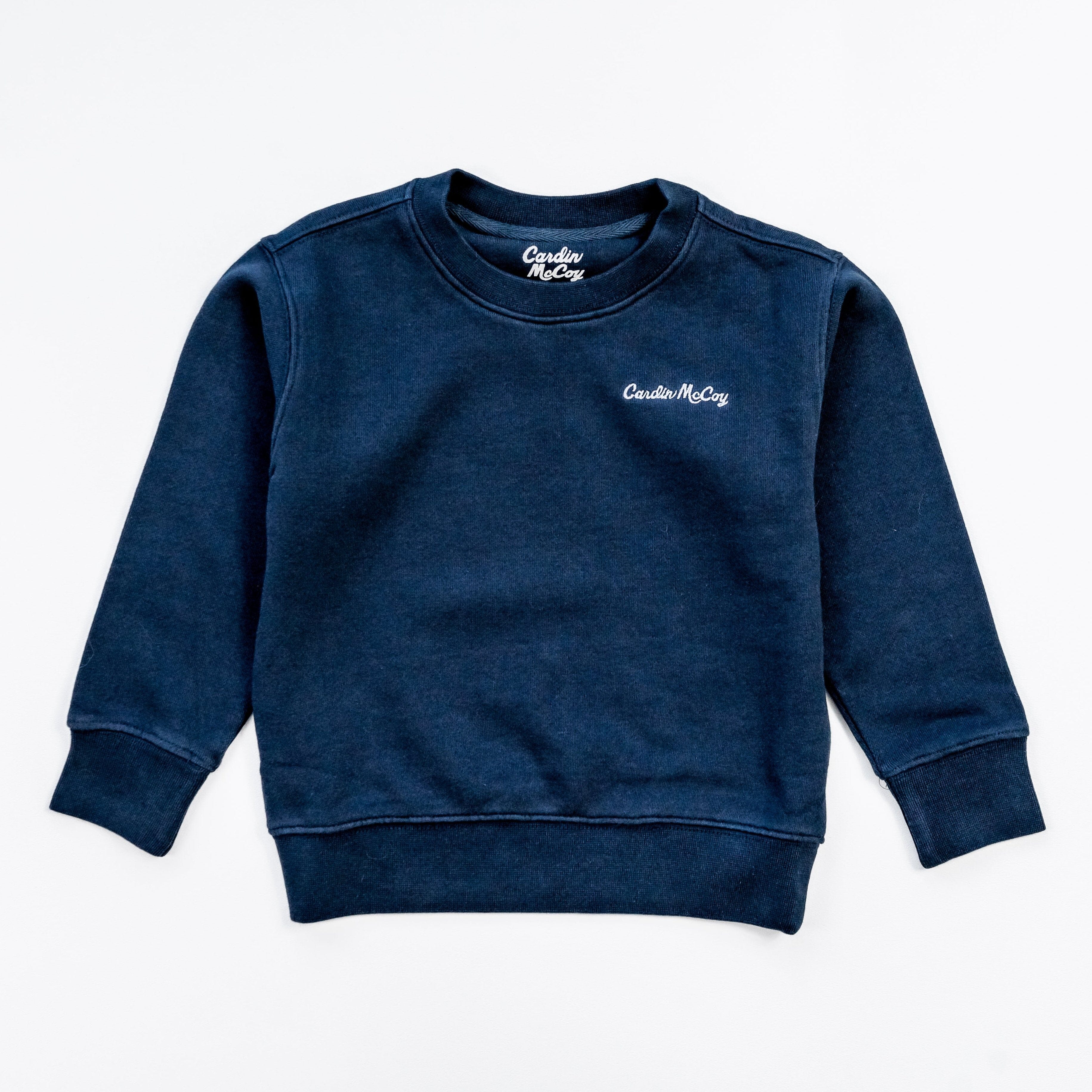 Kids' Cardin McCoy Embroidered Crewneck Sweatshirt Navy Sweatshirt Cardin McCoy Navy XXS (2/3)