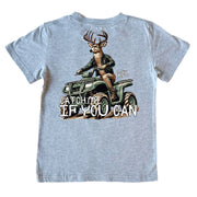 Kids' Catch Me If You Can Short-Sleeve Tee Short Sleeve T-Shirt Cardin McCoy Heather Gray XXS (2/3) Pocket