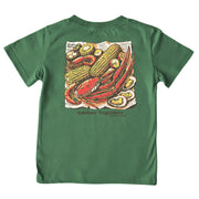 Kids' Gather Together Short-Sleeve Tee Short Sleeve T-Shirt Cardin McCoy Dark Olive XXS (2/3) Pocket