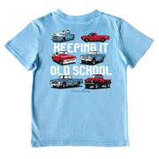 Kids' Keeping it Old School Short-Sleeve Tee Short Sleeve T-Shirt Cardin McCoy Light Blue XXS (2/3) Pocket