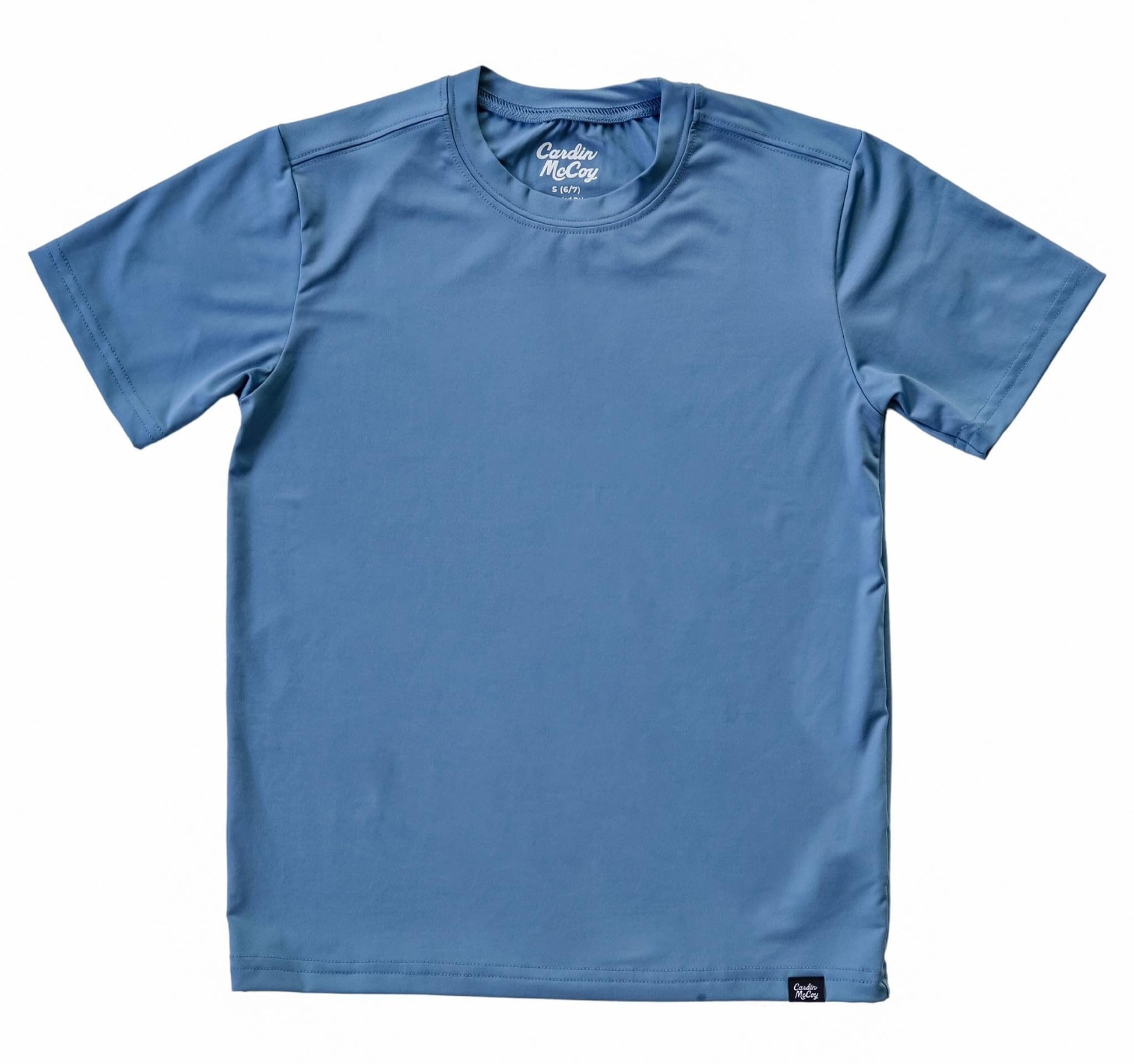 Kids' Performance Short-Sleeve Blank Tee Short Sleeve T-Shirt Cardin McCoy Captain Blue XXS (2/3)