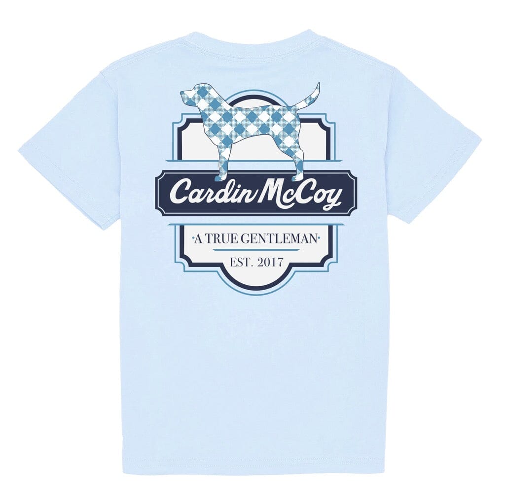 Kids' Preppy True Gentleman Short Sleeve Pocket Tee Short Sleeve T-Shirt Cardin McCoy Cool Blue No Pocket XXS (2/3) 