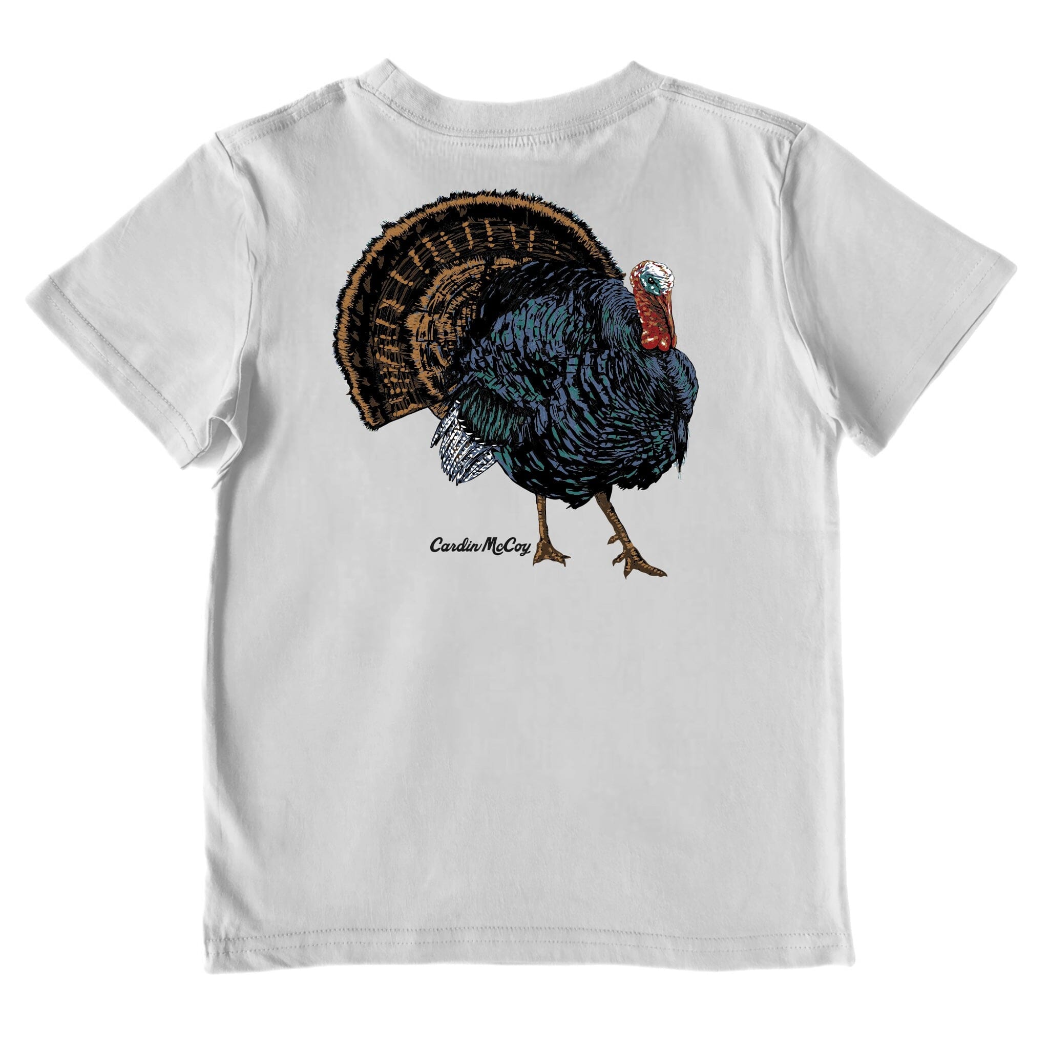 Kids' Wild Turkey Short-Sleeve Performance Tee Short Sleeve T-Shirt Cardin McCoy Gray Mist XXS (2/3) Performance