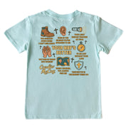Kids' Your Way's Better Short-Sleeve Tee Short Sleeve T-Shirt Cardin McCoy Blue Mint XXS (2/3) Pocket