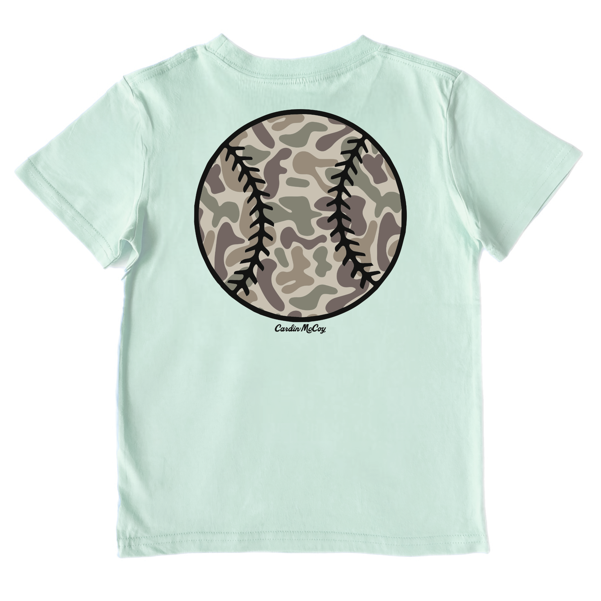 Kids' Camo Baseball Performance Short-Sleeve Tee