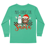 Kids' Milk & Cookies Long-Sleeve Tee