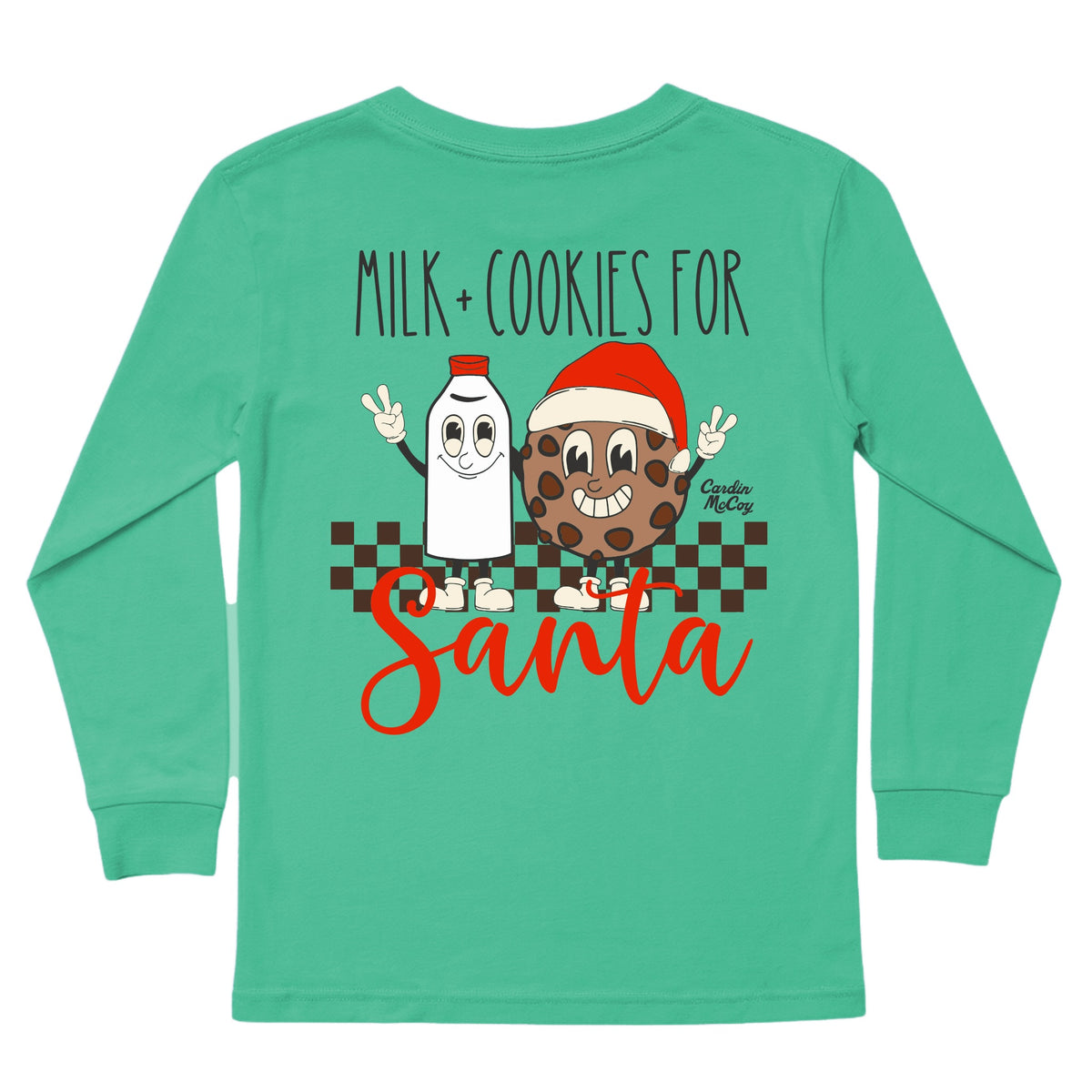 Kids' Milk & Cookies Long-Sleeve Tee
