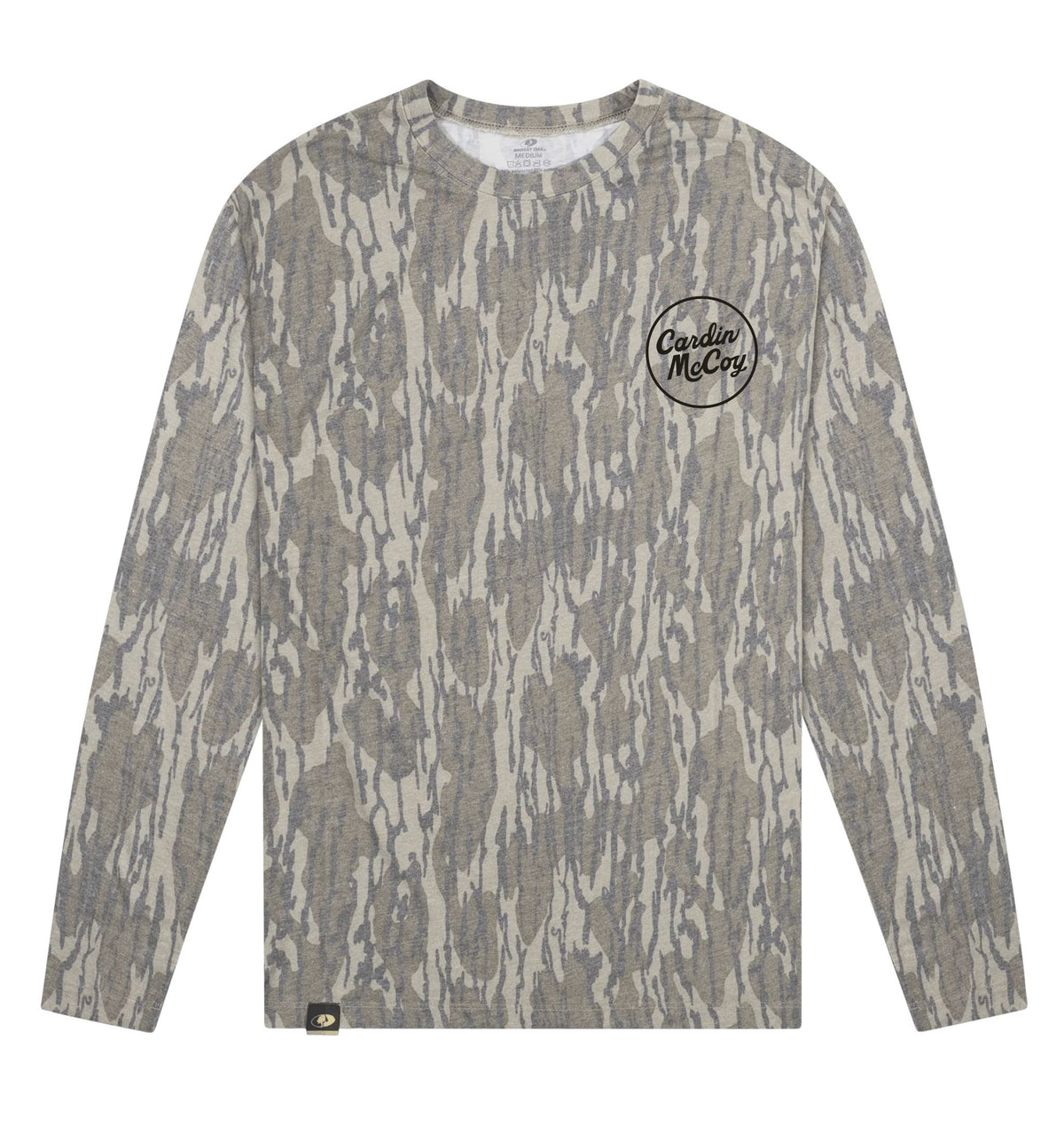 Adult Merry and Wild Mossy Oak Bottomland Washed Out Long-Sleeve Tee Long Sleeve T-Shirt Mossy Oak 