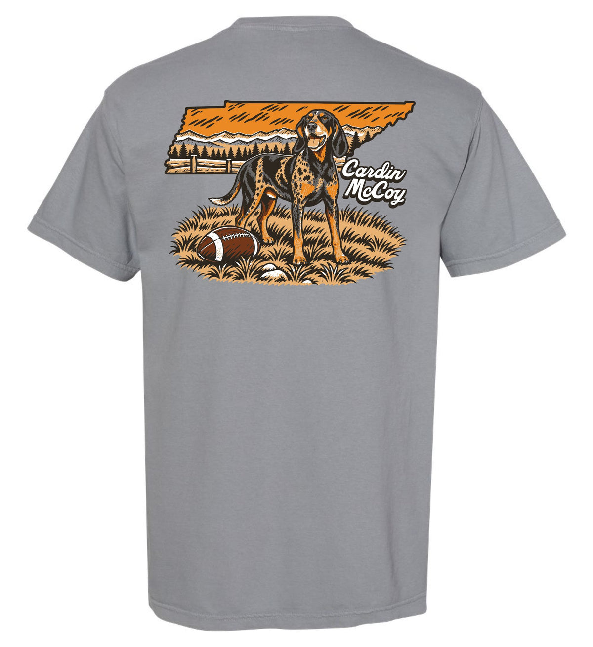 Adults' Tennessee Football Short-Sleeve Tee Short Sleeve T-Shirt Cardin McCoy Granite Adult Small Pocket
