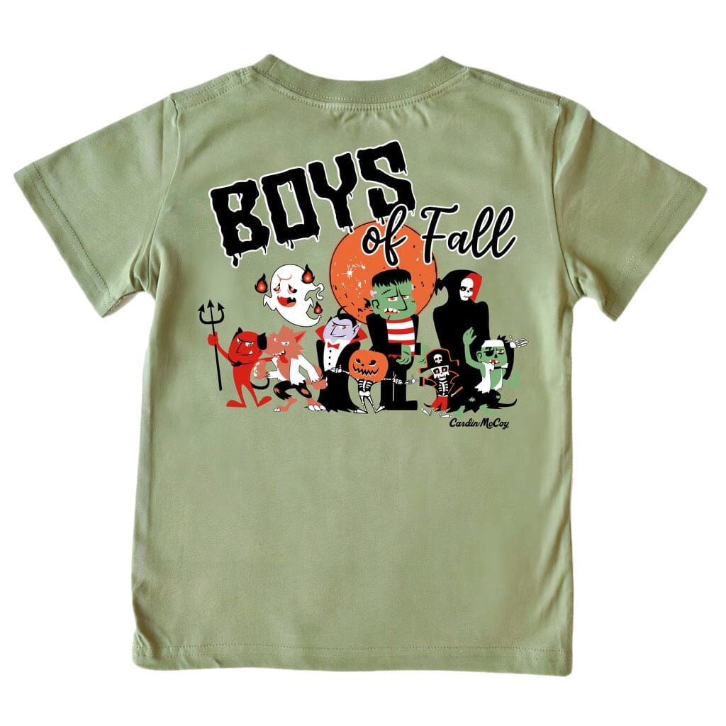 Boys' Boys of Fall Short-Sleeve Tee Short Sleeve T-Shirt Cardin McCoy Light Olive XXS (2/3) Pocket