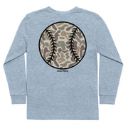 Boys' Camo Baseball Long-Sleeve Tee Long Sleeve T-Shirt Cardin McCoy 