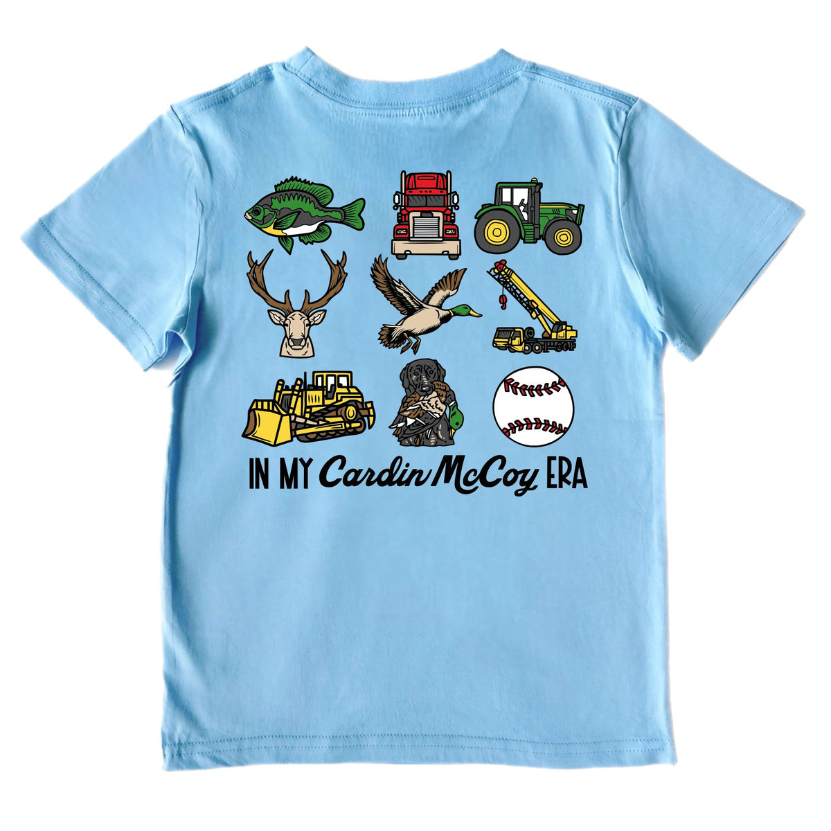 Boys' Cardin McCoy Era Short-Sleeve Tee Short Sleeve T-Shirt Cardin McCoy Light Blue XS (4/5) Pocket