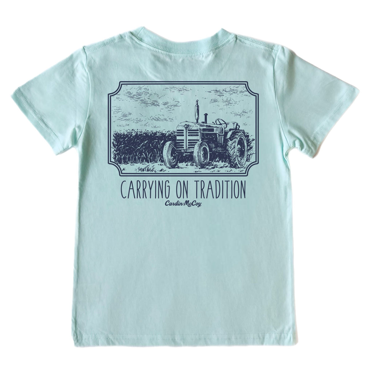 Boys' Carrying on Tradition Short-Sleeve Tee Short Sleeve T-Shirt Cardin McCoy Blue Mint XXS (2/3) Pocket