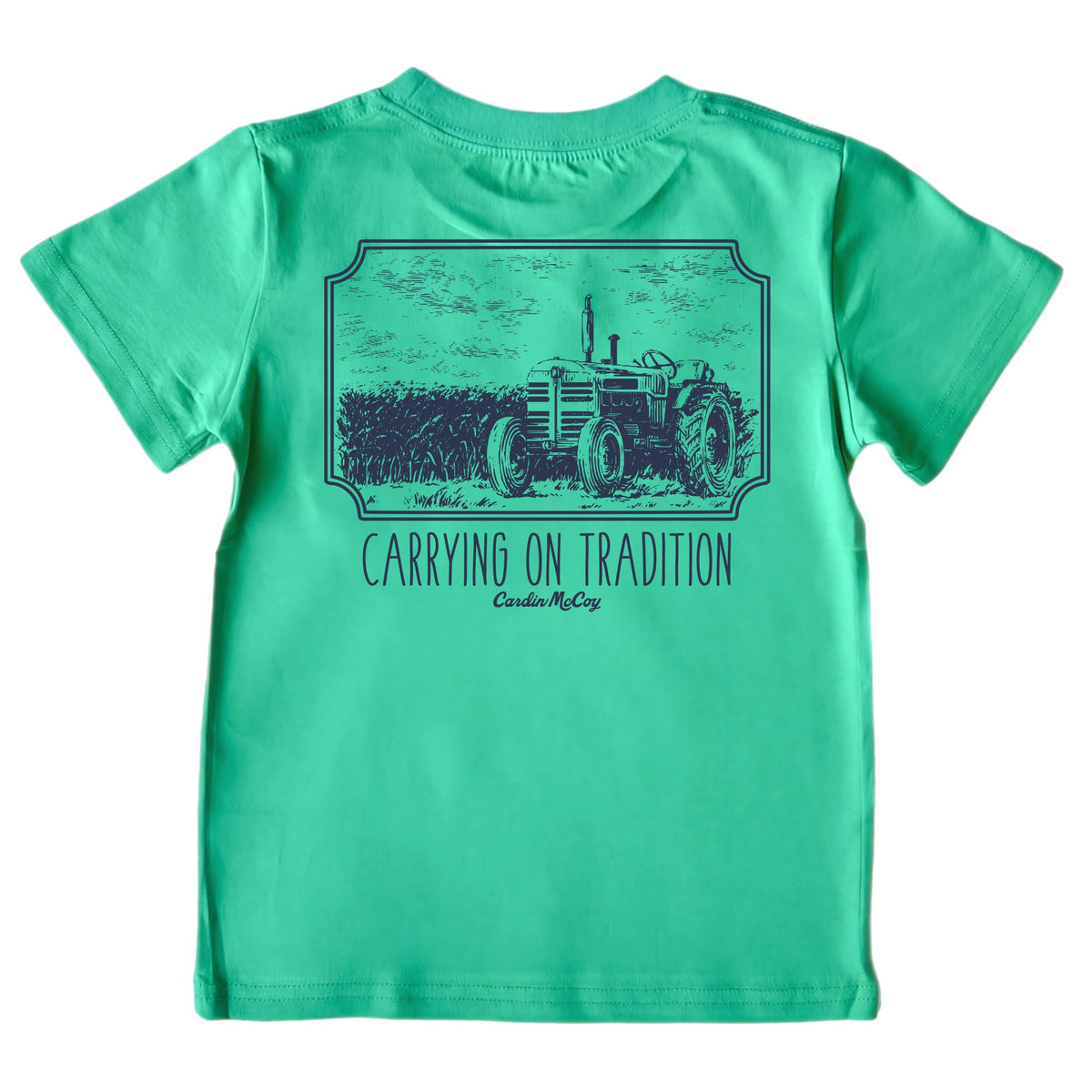 Boys' Carrying on Tradition Short-Sleeve Tee Short Sleeve T-Shirt Cardin McCoy Green XXS (2/3) Pocket