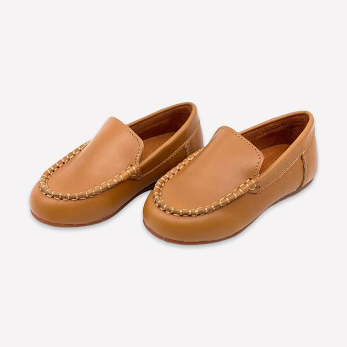 Boys' Classic Caramel Leather Loafer