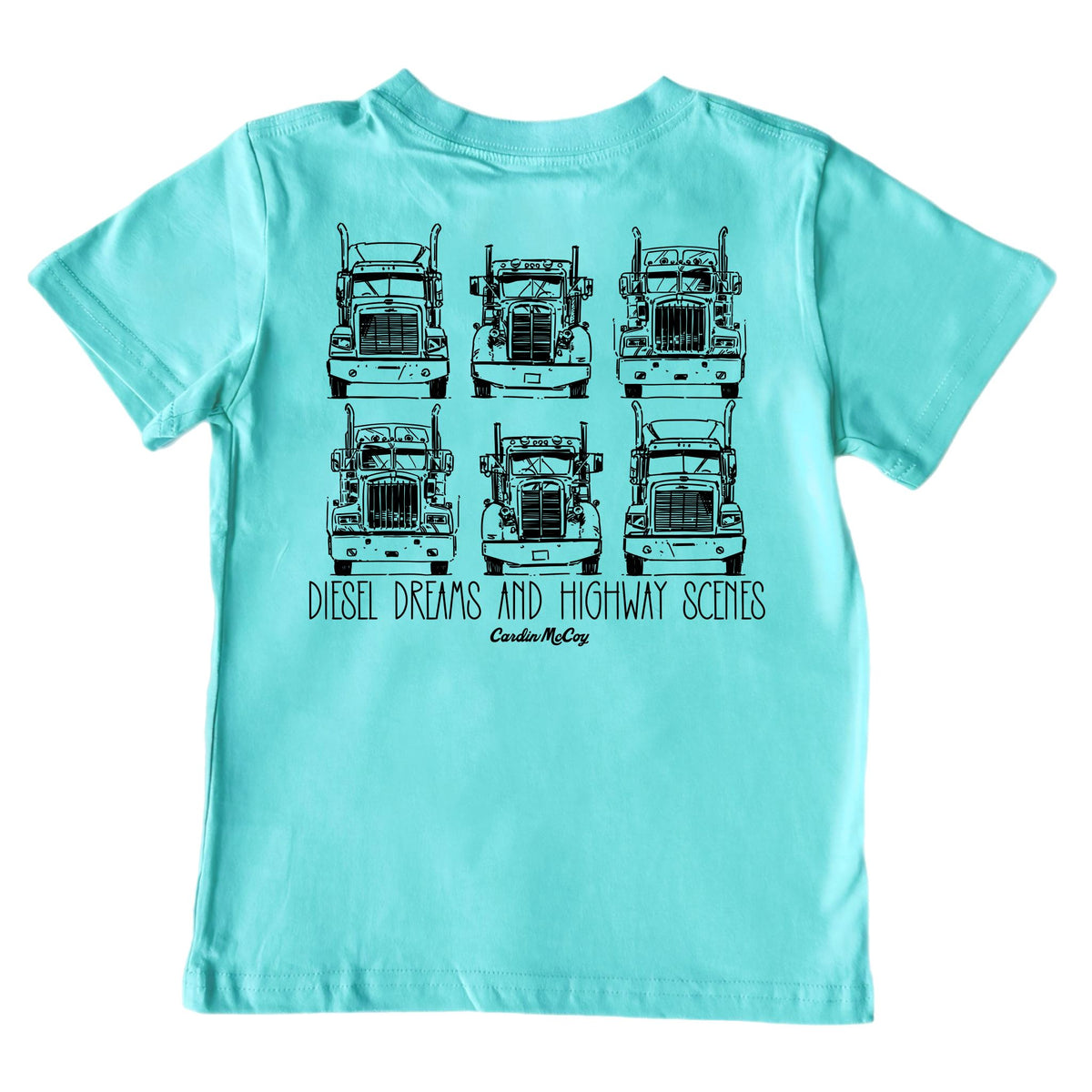 Boys' Diesel Dreams Short-Sleeve Tee Short Sleeve T-Shirt Cardin McCoy Teal XXS (2/3) Pocket