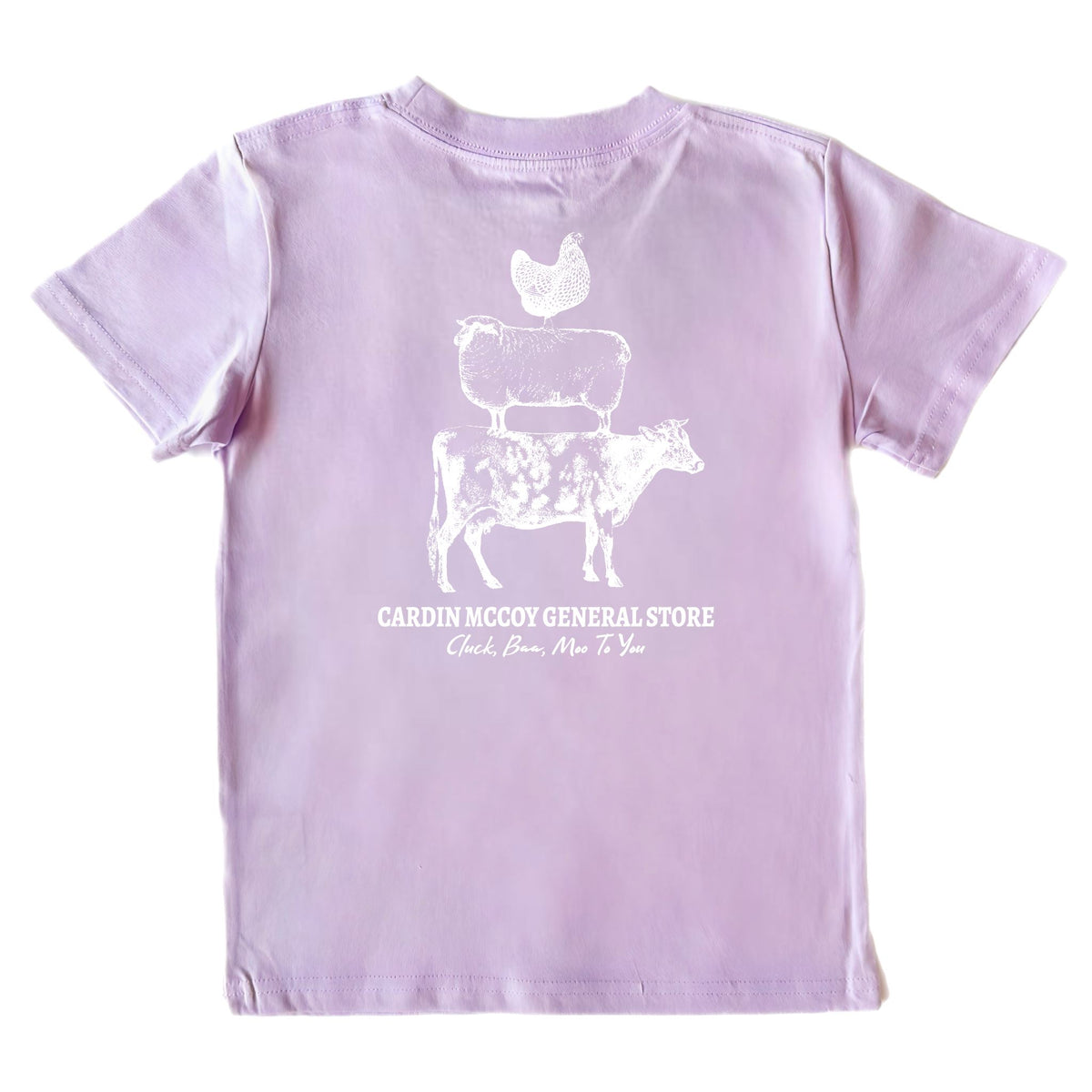 Boys' Farm Stack Short-Sleeve Tee Short Sleeve T-Shirt Cardin McCoy Lavender XXS (2/3) Pocket