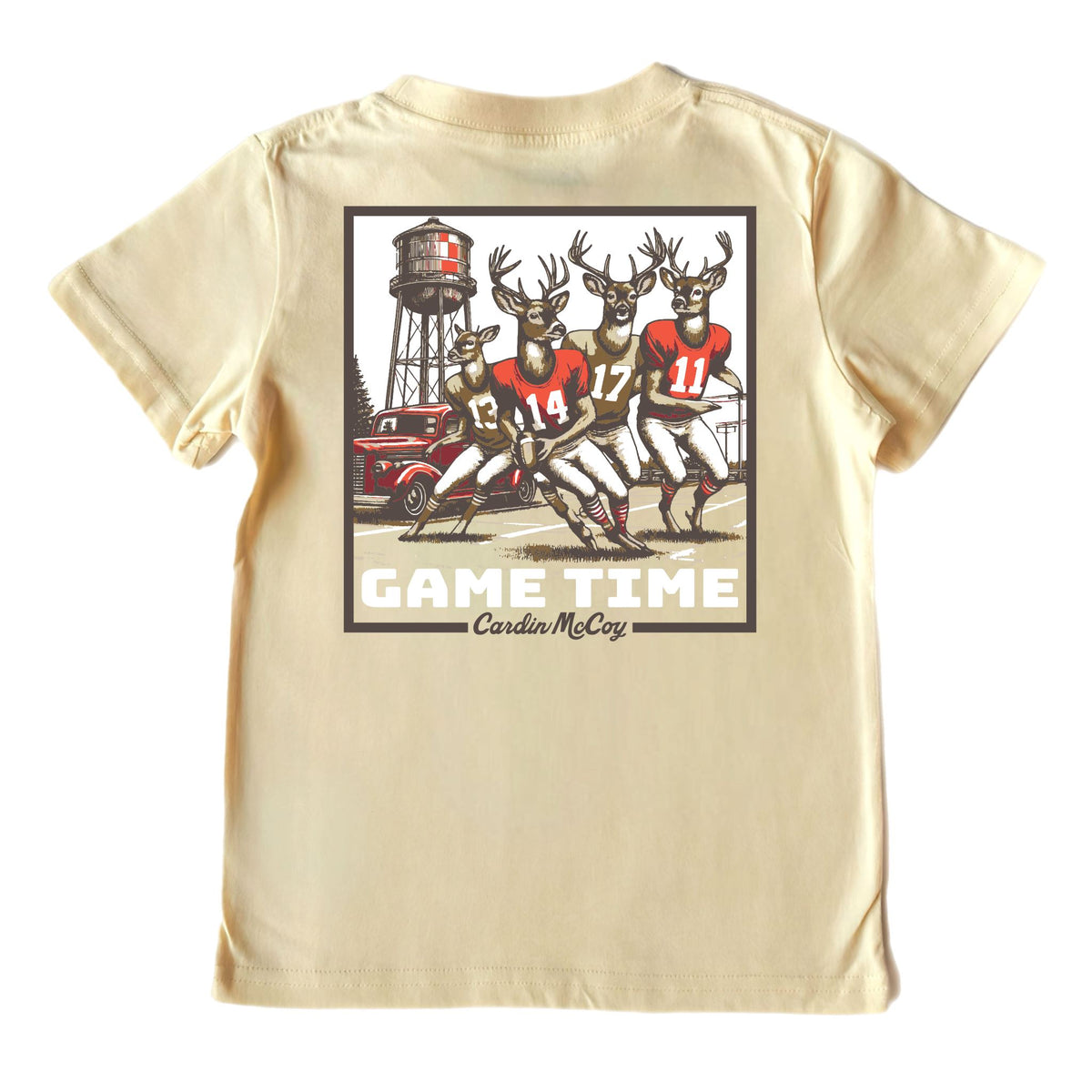 Boys' Game Time Short-Sleeve Tee Short Sleeve T-Shirt Cardin McCoy Sand XXS (2/3) Pocket