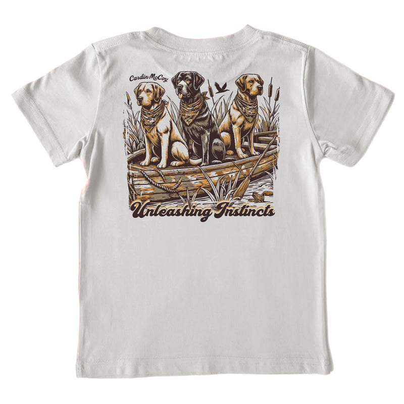 Boys' Good Instincts Short-Sleeve Tee Short Sleeve T-Shirt Cardin McCoy Ice Gray XXS (2/3) Pocket