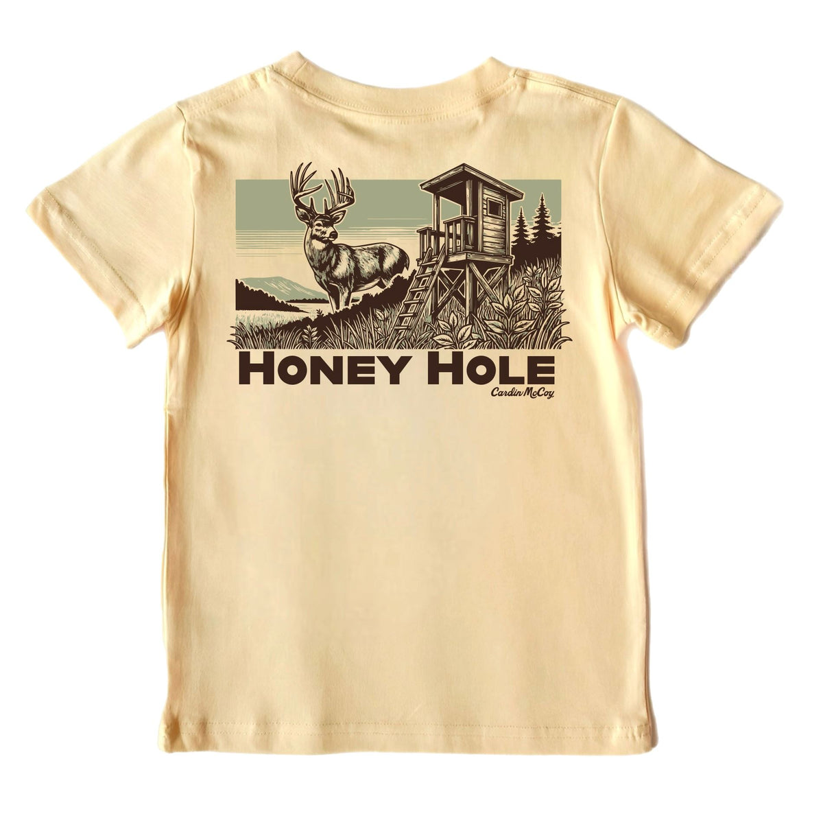 Boys' Honey Hole Short-Sleeve Tee Short Sleeve T-Shirt Cardin McCoy Butter XXS (2/3) Pocket