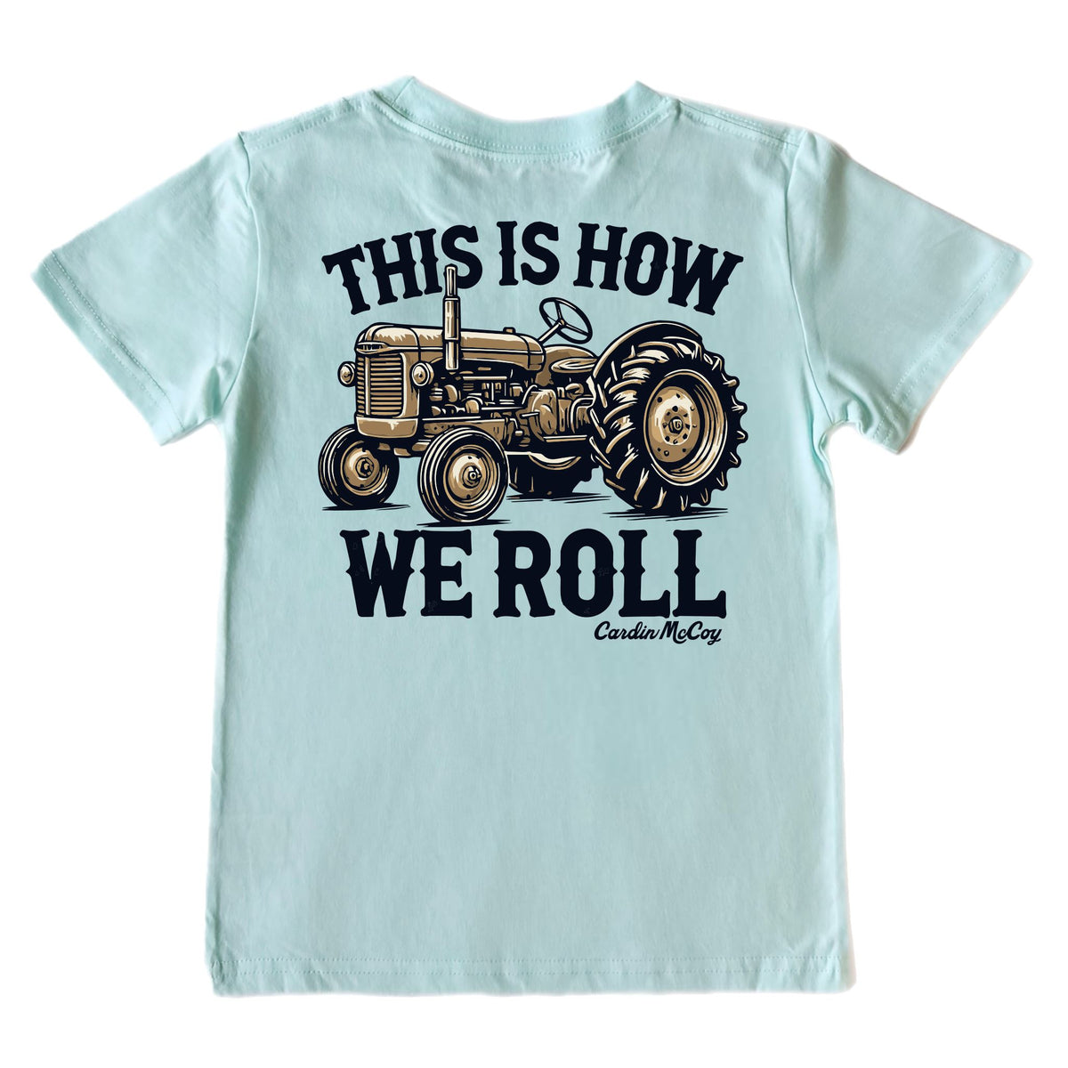 Boys' How We Roll Short-Sleeve Tee Short Sleeve T-Shirt Cardin McCoy Blue Mint XXS (2/3) Pocket