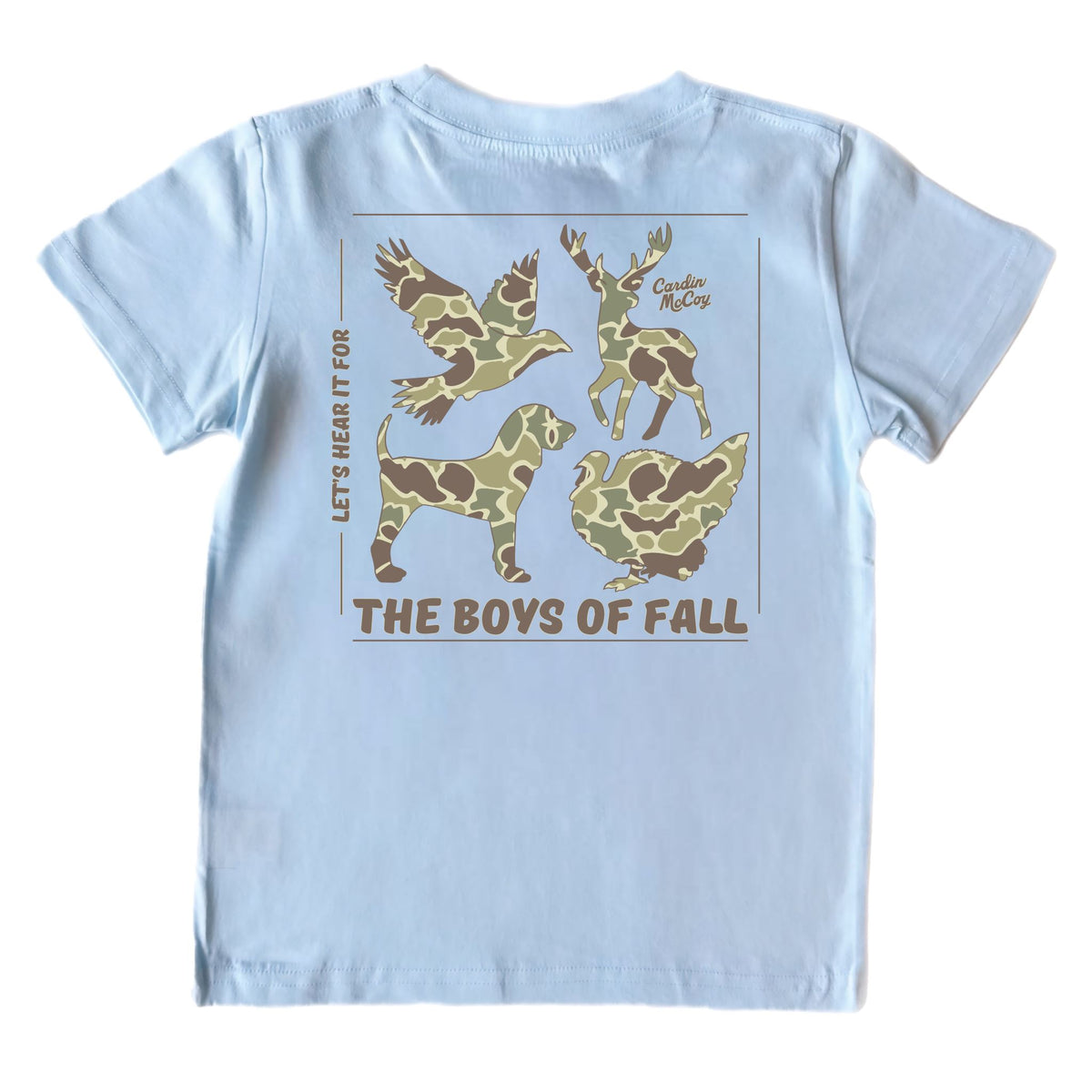 Boys' Let's Hear it For Short-Sleeve Tee Short Sleeve T-Shirt Cardin McCoy Cool Blue XXS (2/3) Pocket