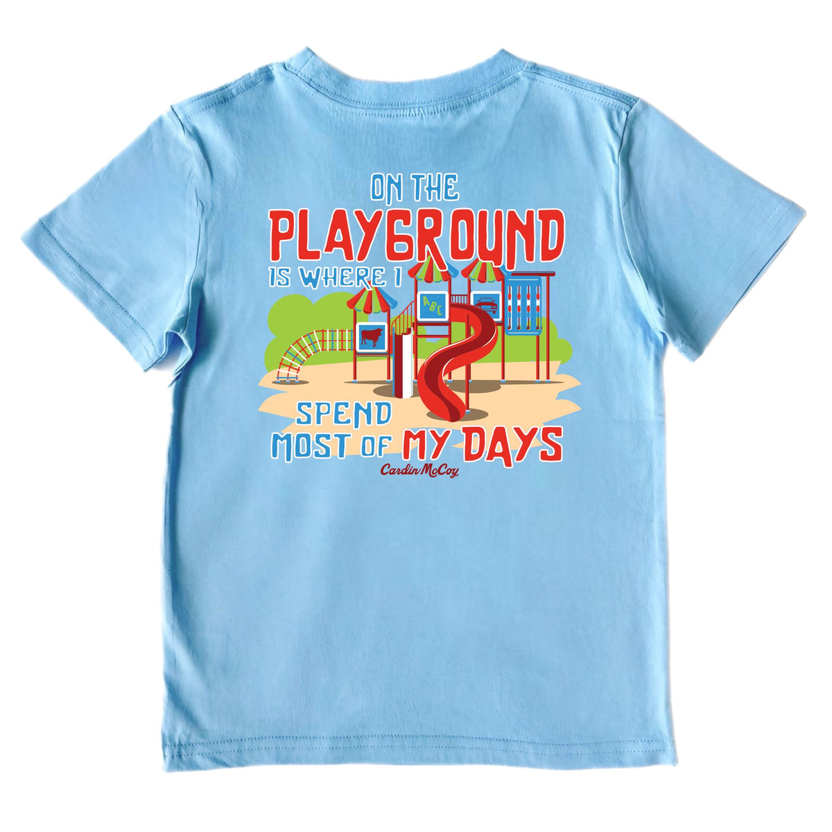Boys' On the Playground Short-Sleeve Tee Short Sleeve T-Shirt Cardin McCoy Light Blue XXS (2/3) Pocket