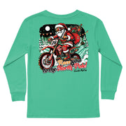 Boys' Race To The North Pole Long-Sleeve Tee Long Sleeve T-Shirt Cardin McCoy Green XXS (2/3) Pocket