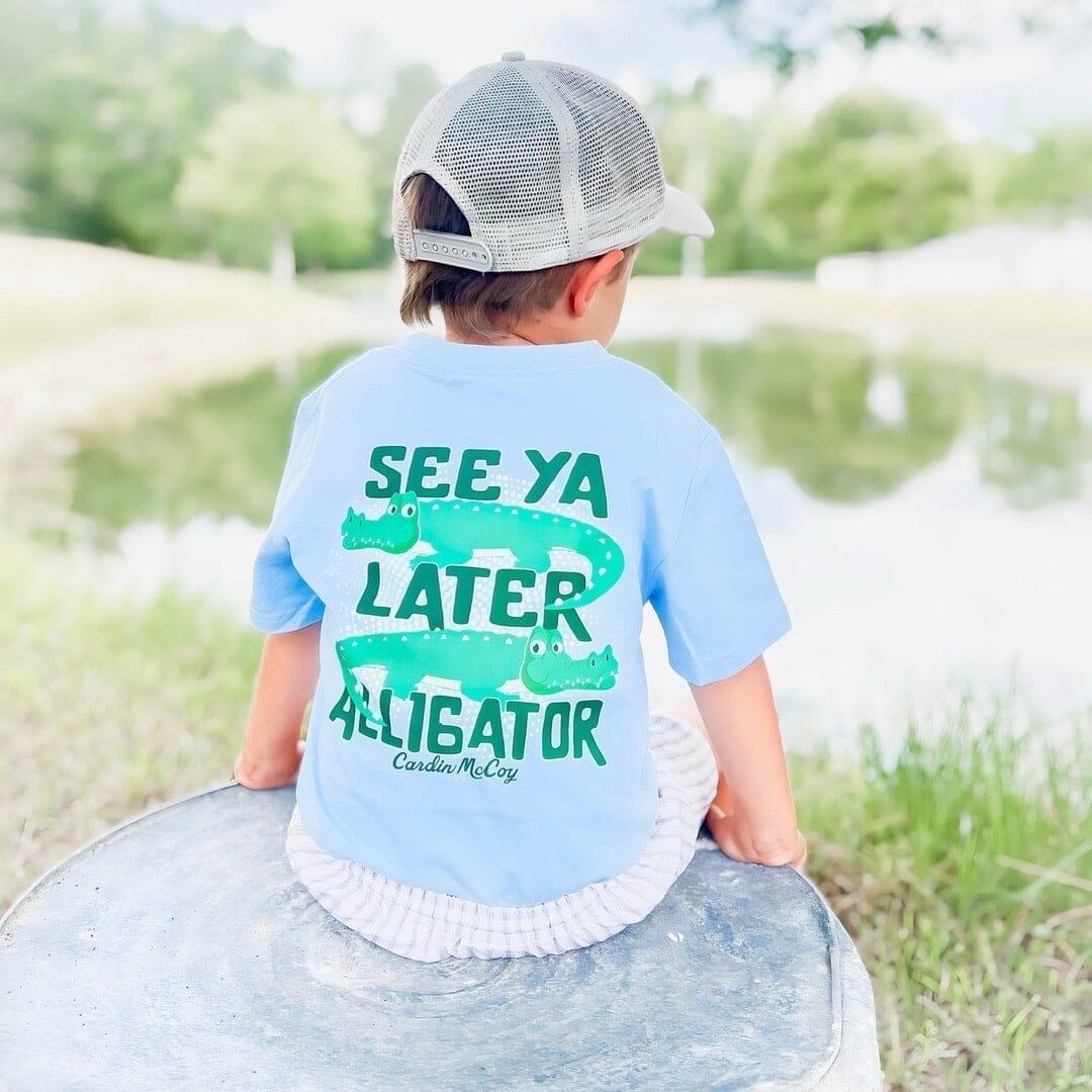 Boys' See Ya Later Alligator Short-Sleeve Tee Short Sleeve T-Shirt Cardin McCoy 