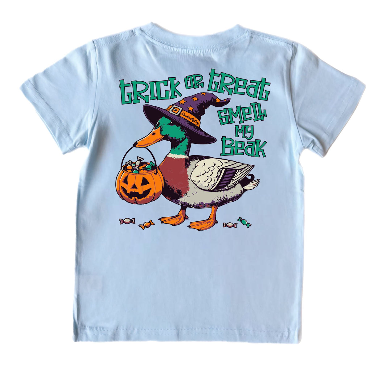 Boys' Smell My Beak Short-Sleeve Tee Short Sleeve T-Shirt Cardin McCoy Cool Blue XXS (2/3) Pocket