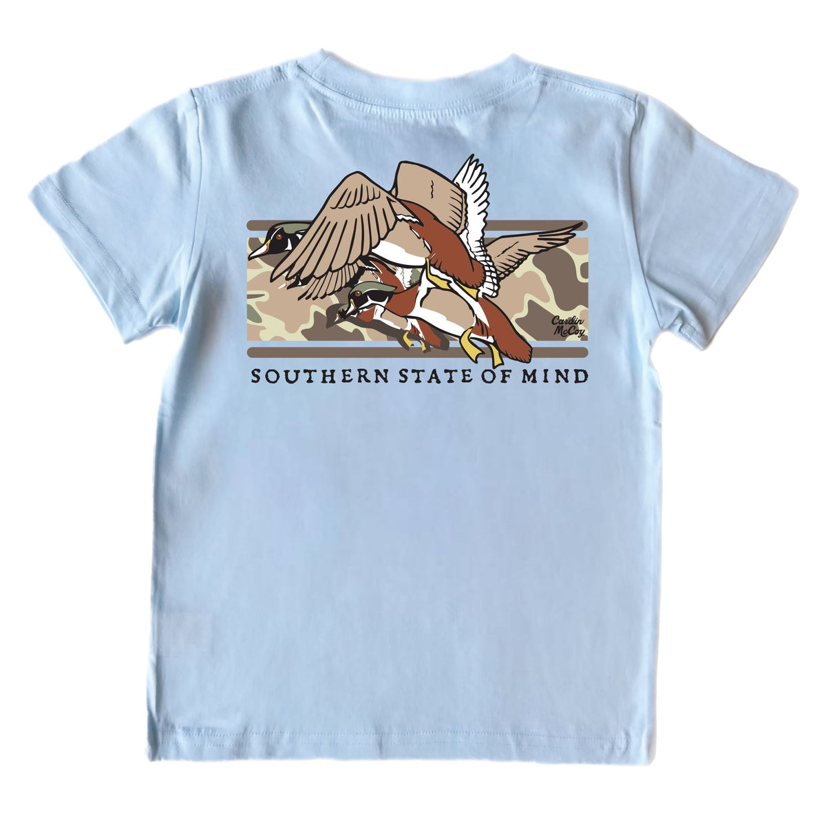 Boys' Southern State of Mind Short-Sleeve Tee Short Sleeve T-Shirt Cardin McCoy Cool Blue XXS (2/3) Pocket