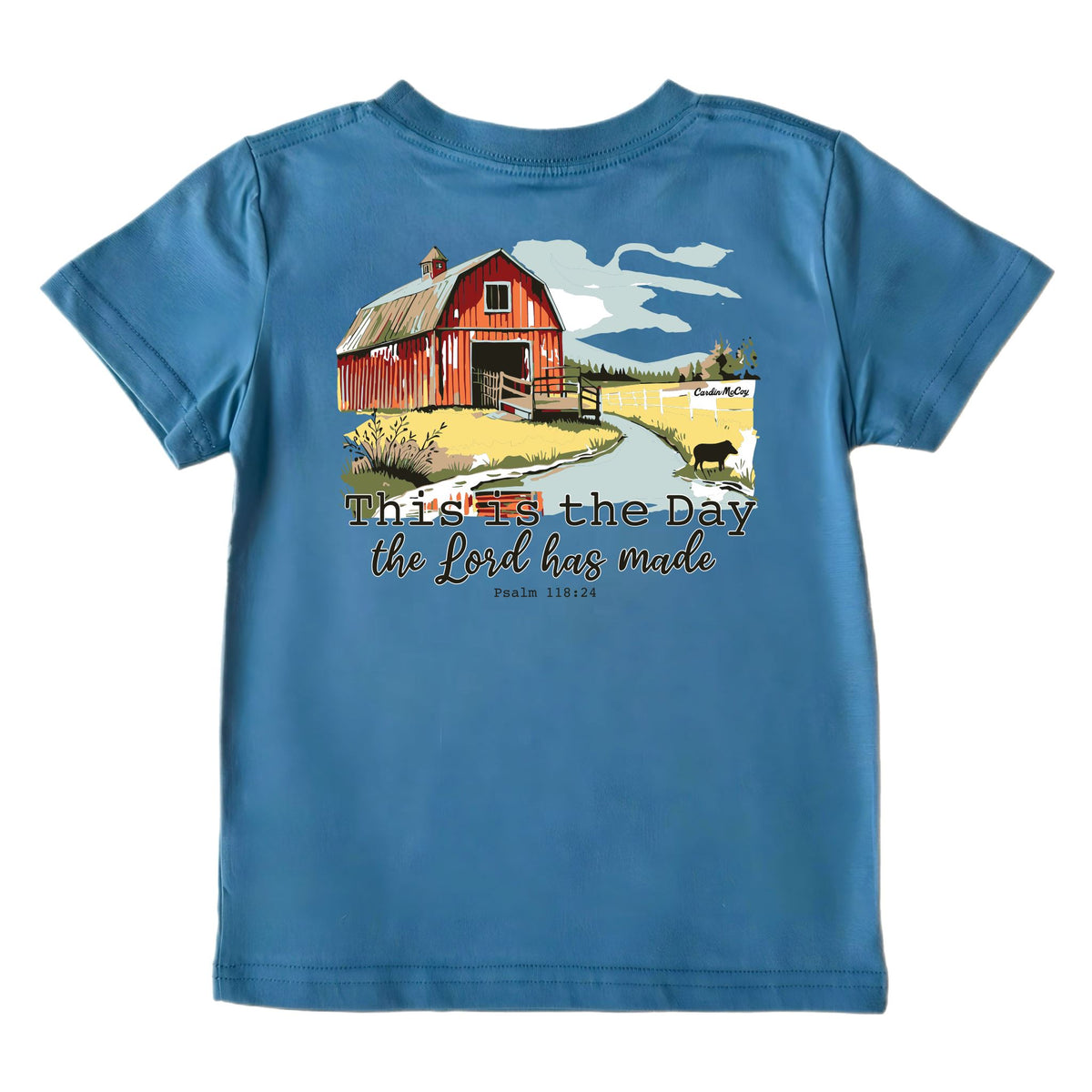 Boys' This is the Day Short-Sleeve Tee Short Sleeve T-Shirt Cardin McCoy Blue XXS (2/3) Pocket