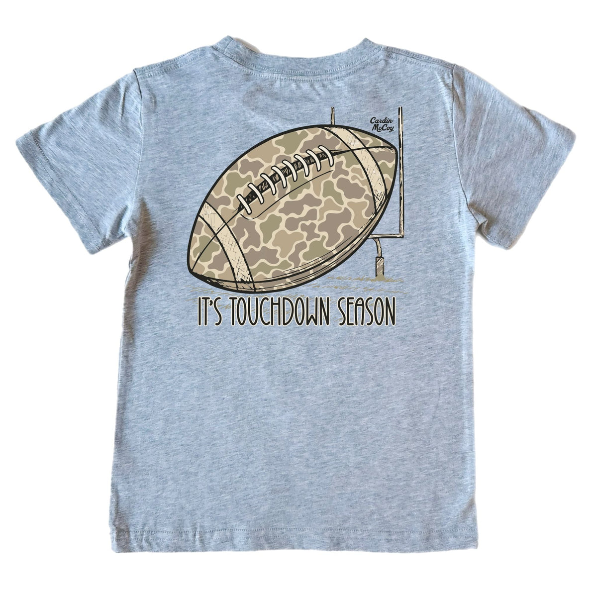 Included tee: Touchdown Season in Heather Gray