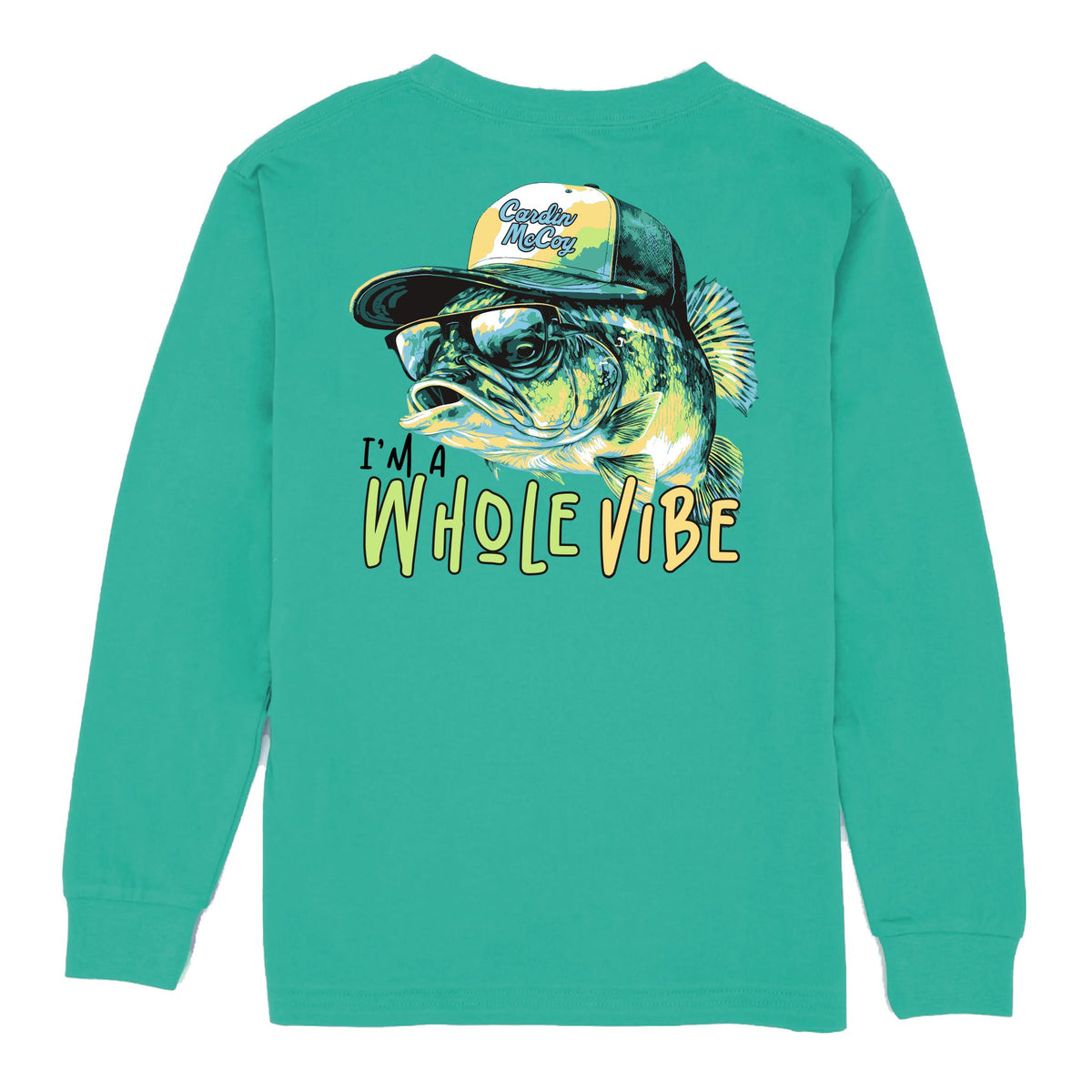 Boys' Whole Vibe Long-Sleeve Tee Long Sleeve T-Shirt Cardin McCoy Teal XXS (2/3) Pocket