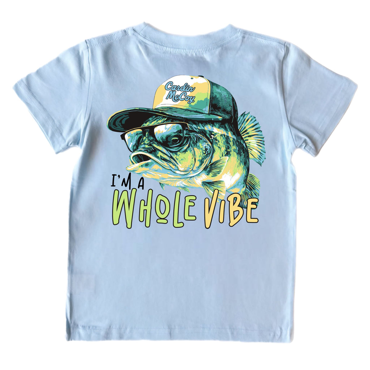 Boys' Whole Vibe Short-Sleeve Tee Short Sleeve T-Shirt Cardin McCoy Light Blue XXS (2/3) Pocket