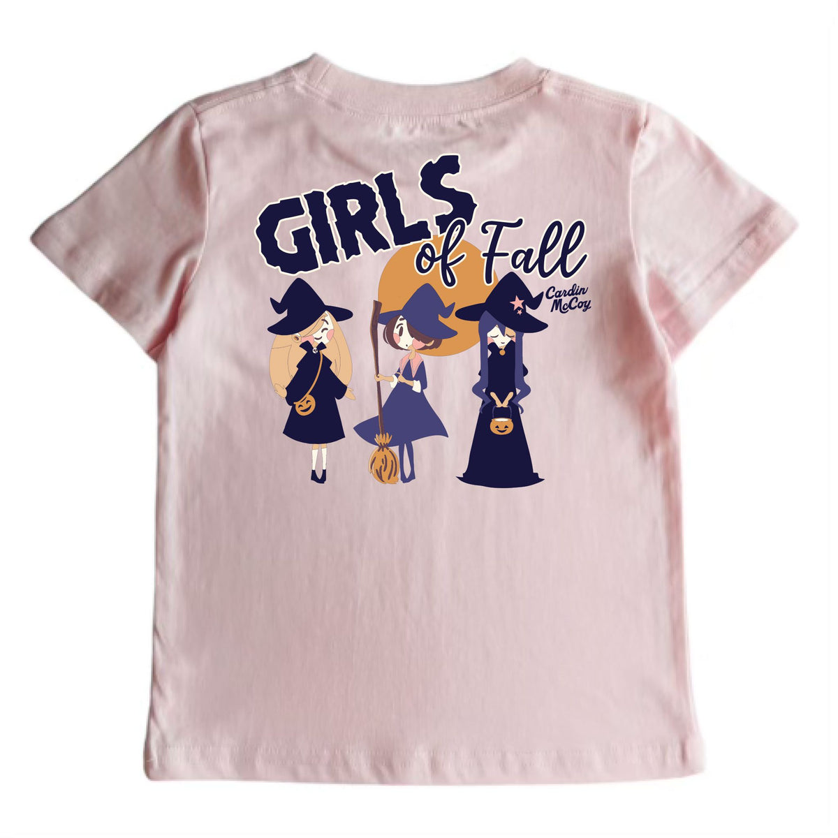 Girls' Girls Of Fall Short-Sleeve Tee Short Sleeve T-Shirt Cardin McCoy Light Pink XXS (2/3) Pocket