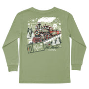 Kids' All Aboard Long-Sleeve Tee Long Sleeve T-Shirt Cardin McCoy Light Olive XXS (2/3) Pocket