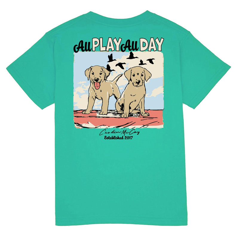 Kids' All Play All Day Short Sleeve Pocket Tee Short Sleeve T-Shirt Cardin McCoy Teal XXS (2/3) 