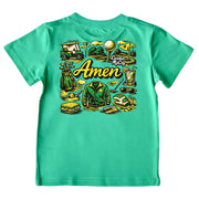Kids' Amen Corner Short-Sleeve Tee Short Sleeve T-Shirt Cardin McCoy Green XXS (2/3) Pocket