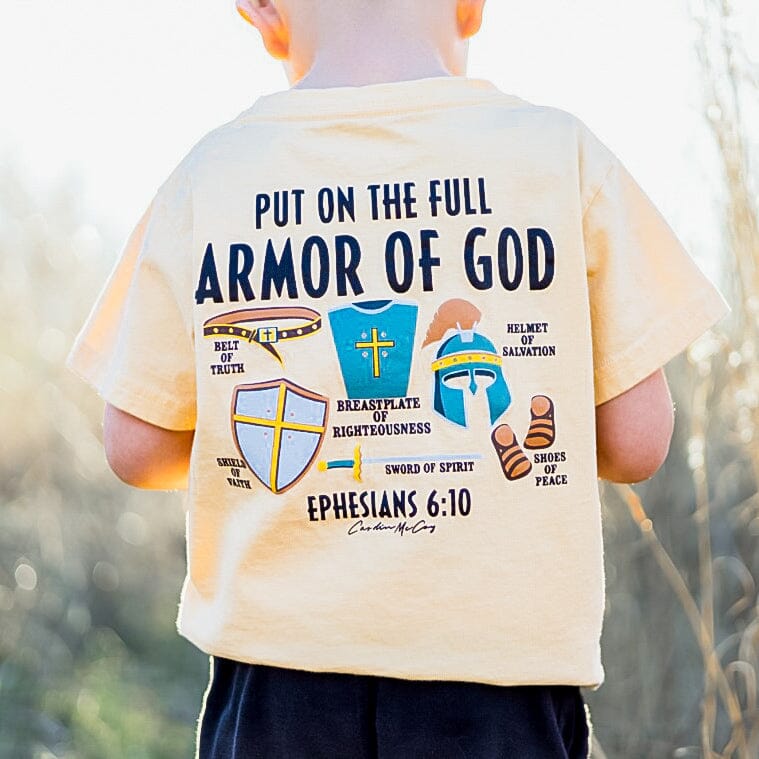Kids' Armor of God Short-Sleeve Tee Short Sleeve T-Shirt Cardin McCoy 