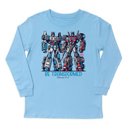 Kids' Autobots Front Long-Sleeve Tee Long Sleeve T-Shirt Cardin McCoy Light Blue XXS (2/3) No Pocket