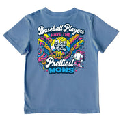 Kids' Baseball Moms Performance Short-Sleeve Tee Short Sleeve T-Shirt Cardin McCoy Captain's Blue XXS (2/3) Performance