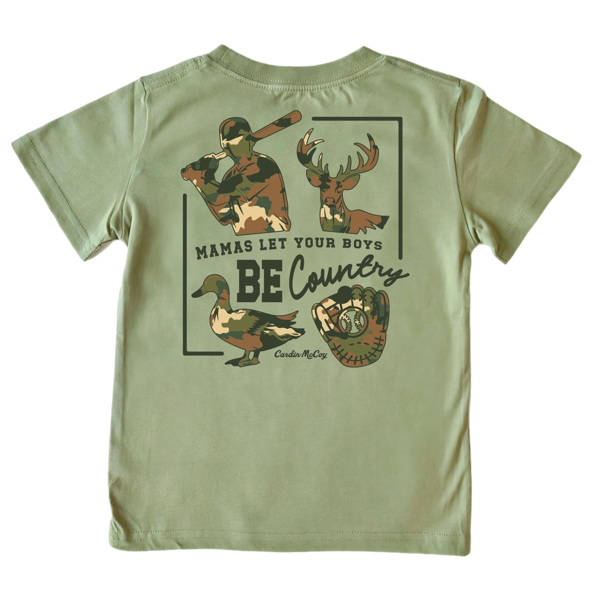 Kids' Be Country Short-Sleeve Tee Short Sleeve T-Shirt Cardin McCoy 