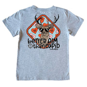 Kids' Better Aim Short-Sleeve Tee Short Sleeve T-Shirt Cardin McCoy Heather Gray XXS (2/3) Pocket
