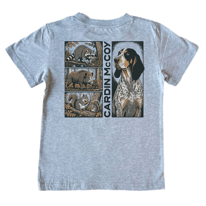 Kids' Bluetick Grid Short-Sleeve Tee